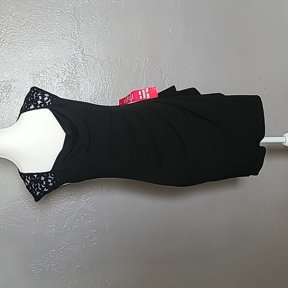 Enfocus Studio Dresses & Skirts - Enfocus woman’s black bodycon sequins details sleeveless stretch Coctail dress 6